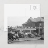 中古車特価セール 1938年 ポストカード (正面/裏面)