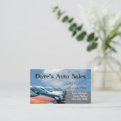 中古車販売員 名刺 (スタンド正面)