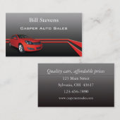 中古車販売店の名刺 名刺 (正面/裏面)