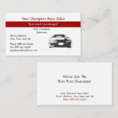 中古車販売店の名刺 名刺 (正面/裏面)