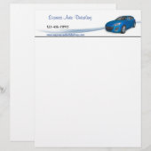 中古車販売店 レターヘッド (正面/裏面)