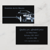 中古車販売店 名刺 (正面/裏面)