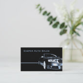 中古車販売店 名刺 (スタンド正面)