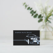 中古車販売店 名刺 (スタンド正面)