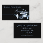 中古車販売店 名刺 (正面/裏面)
