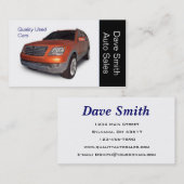 中古車販売店 名刺 (正面/裏面)