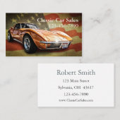 中古車販売店 名刺 (正面/裏面)