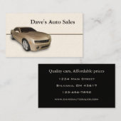 中古車販売店 名刺 (正面/裏面)