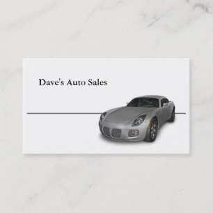 中古車販売店 名刺