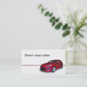 中古車販売店 名刺 (スタンド正面)