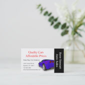 中古車販売店 名刺 (スタンド正面)