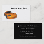 中古車販売店 名刺 (正面/裏面)
