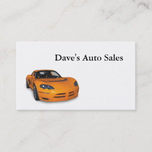 中古車販売店 名刺