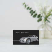 中古車販売店 名刺 (スタンド正面)