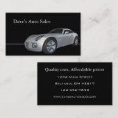 中古車販売店 名刺 (正面/裏面)