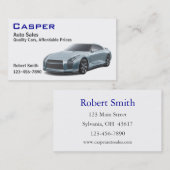 中古車販売店 名刺 (正面/裏面)