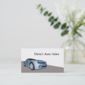 中古車販売店 名刺 (スタンド正面)