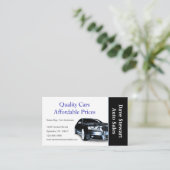 中古車販売店 名刺 (スタンド正面)