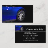 中古車販売店 名刺 (正面/裏面)