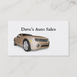 中古車販売店 名刺