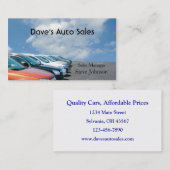中古車販売店 名刺 (正面/裏面)