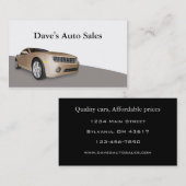中古車販売店 名刺 (正面/裏面)