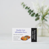 中古車販売店 名刺 (スタンド正面)