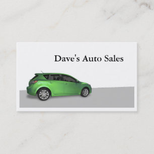 中古車販売店 名刺