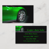 中古車販売店 名刺 (正面/裏面)