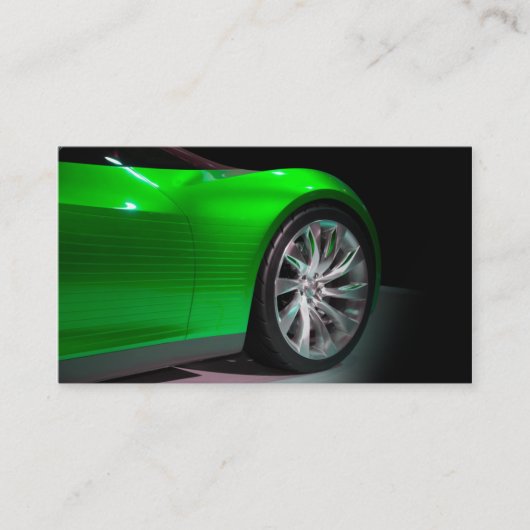 中古車販売店 名刺 (正面)