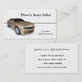 中古車販売店 名刺 (正面/裏面)