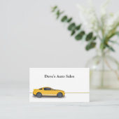 中古車販売店 名刺 (スタンド正面)