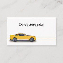 中古車販売店 名刺