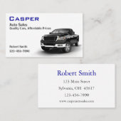 中古車販売店 名刺 (正面/裏面)