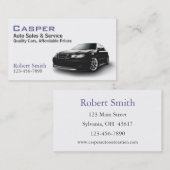 中古車販売店 名刺 (正面/裏面)