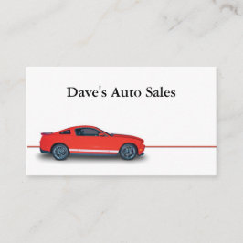 中古車販売店 名刺