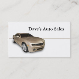中古車販売店 名刺
