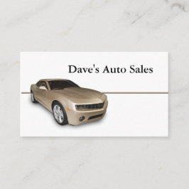 中古車販売店 名刺