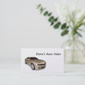 中古車販売店 名刺 (スタンド正面)