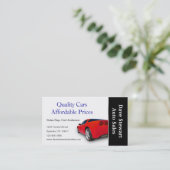 中古車販売店 名刺 (スタンド正面)
