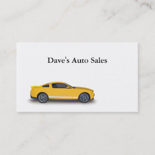 中古車販売店 名刺