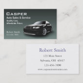 中古車販売店 名刺 (正面/裏面)