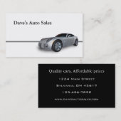 中古車販売店 名刺 (正面/裏面)