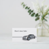 中古車販売店 名刺 (スタンド正面)