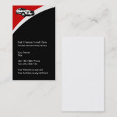 中古車販売業者のビジネスプロファイルカード 名刺 (正面/裏面)