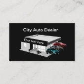 中古車販売業者名刺テンプレート 名刺 (正面)