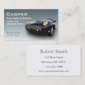 中古車販売業者 名刺 (正面/裏面)