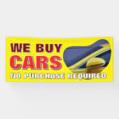 中古車買用バナカスタムー 横断幕 (横)