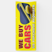 中古車買用バナカスタムー 横断幕 (縦)