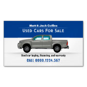 中古車 |パーツサービス マグネット名刺 (正面)